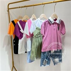 优比蒂童装2022夏款上新 时尚韩版中大童T恤裤子连衣裙 直播货源