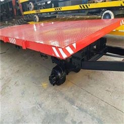 拖拉机拖平板拖车 实心轮胎平板拖车 带雨棚带围栏按需定制