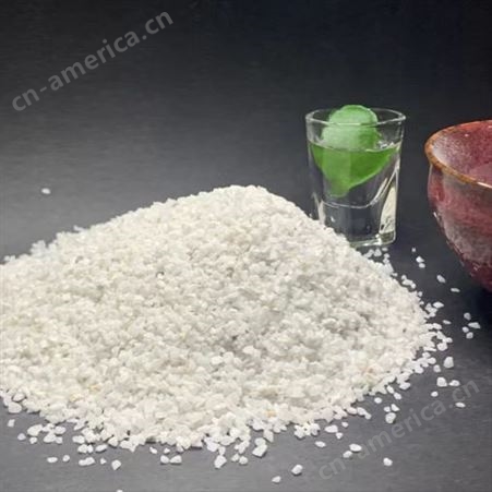 高纯度石英砂 水处理雪花白沙 玻璃用硅砂 滤水材料