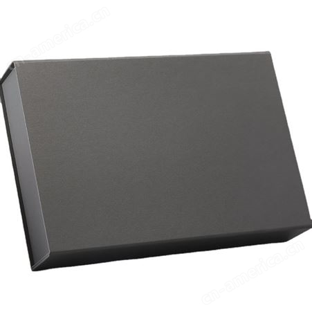 高档黑色礼盒包装创意设计定做极简翻盖礼盒印logo简约礼品包装盒