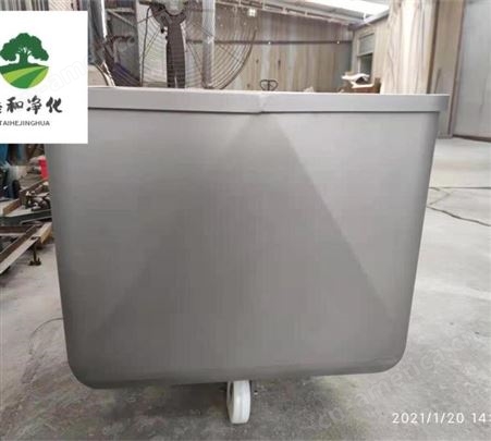 304不锈钢食品车间厨房用200升标准料斗车桶车肉斗车