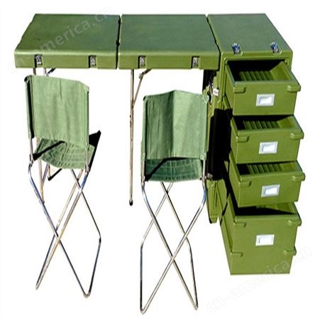 多工能户外折叠桌 户外便携式折叠作业桌 便携折叠椅
