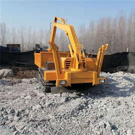 YY-LW-LW5021 履带底盘挖 随车自卸式挖掘机 挖泥挖沙