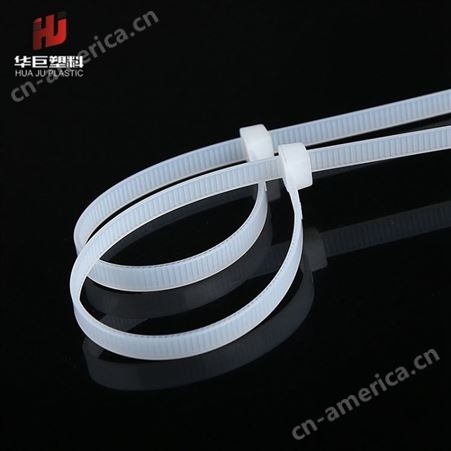温州生产厂家供应塑料扎带 捆绑带 扎线带 白色黑色自锁式 尼龙扎带