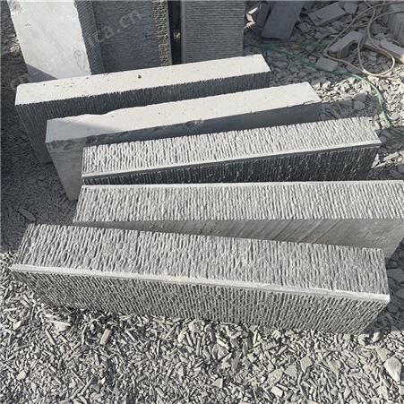 景区铺地青石板材 台阶石 多种规格 可定制 银甲石材