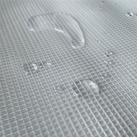 驼王PVC夹网布防水防雨半透明网格布设备防尘罩透明防水防雨隔离帘塑机械罩子