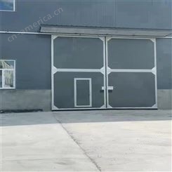 电动工业门 绿色环保材料 优美大方线条型门框