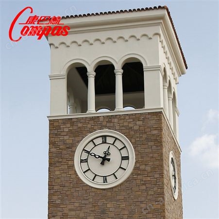 康巴丝电波钟表 街道景观钟 自动对时的户外楼顶塔钟