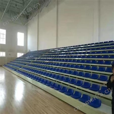 华丽体育 篮球场座椅 足球场塑料座椅学校运动场固定座椅 体育场馆座椅