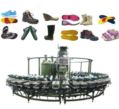 聚氨酯鞋垫生产线 聚氨酯PU发泡机 绿州