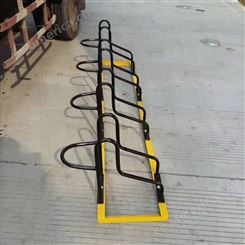 电动车自行车螺旋停放车架地锁卡位式摆放架