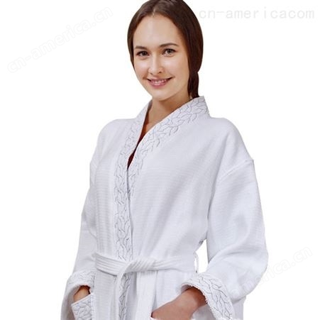酒店浴袍 美容会所宾馆纯棉吸水速干浴衣 支持定制