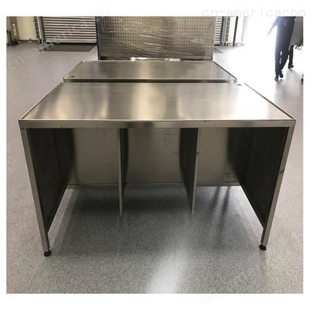 天津华奥西不锈钢工作台 304不锈钢重型工作台 带柜子操作桌
