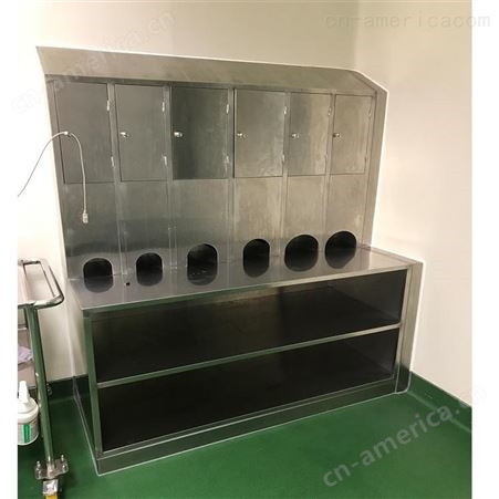 天津不锈钢置物柜厂家华奥西定制不锈钢四门柜 不锈钢存放柜