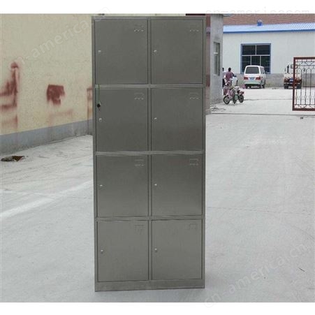 天津不锈钢六门更衣柜 工厂用不锈钢衣柜 车间用201不锈钢更衣柜-华奥西
